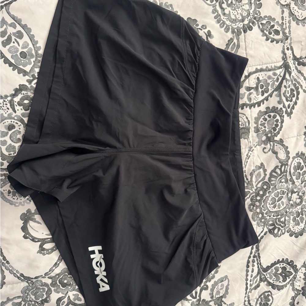 Hoka Women's Black Running Shorts